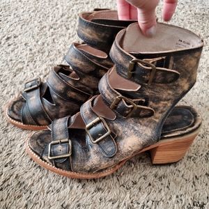 RARE Freebird by Steven Black Gladiator Heels